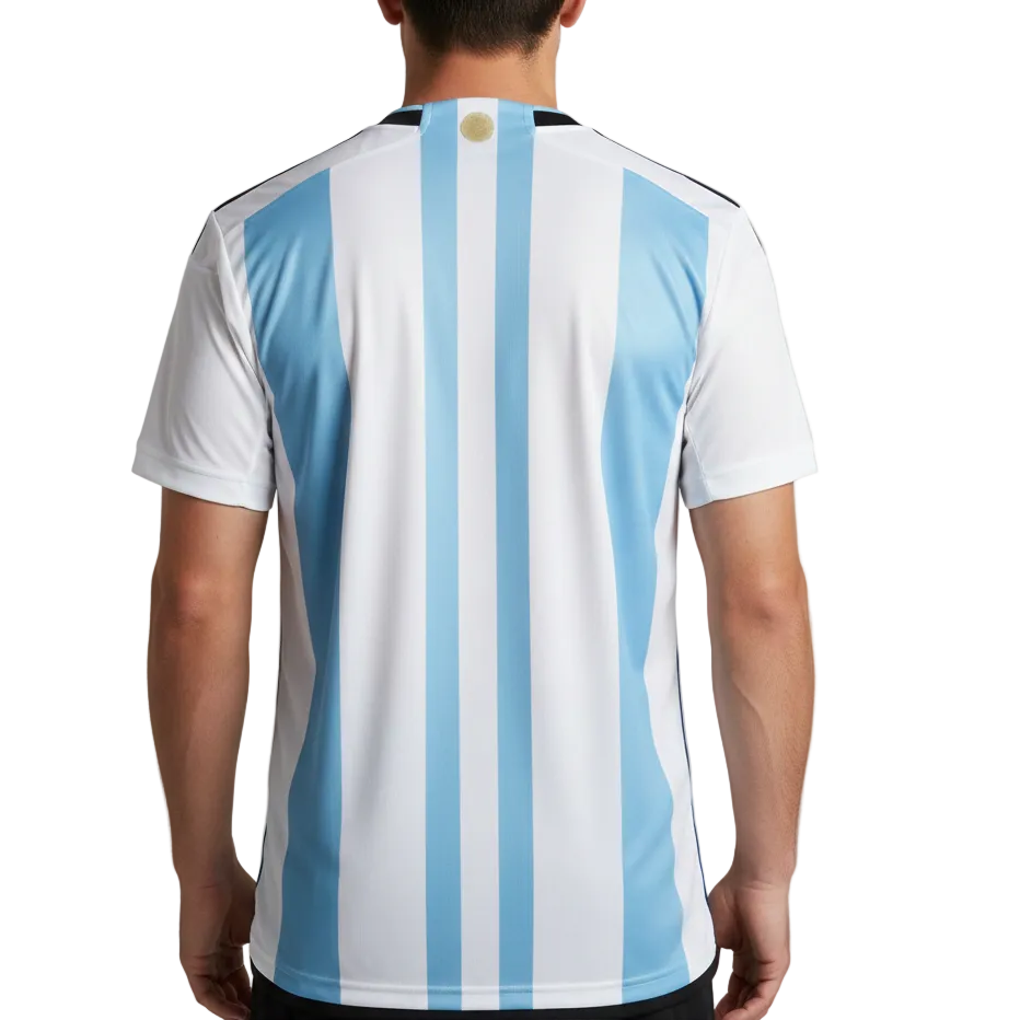 Argentina National Team 2026 World Cup Home Fan Jersey - 3-Star Edition