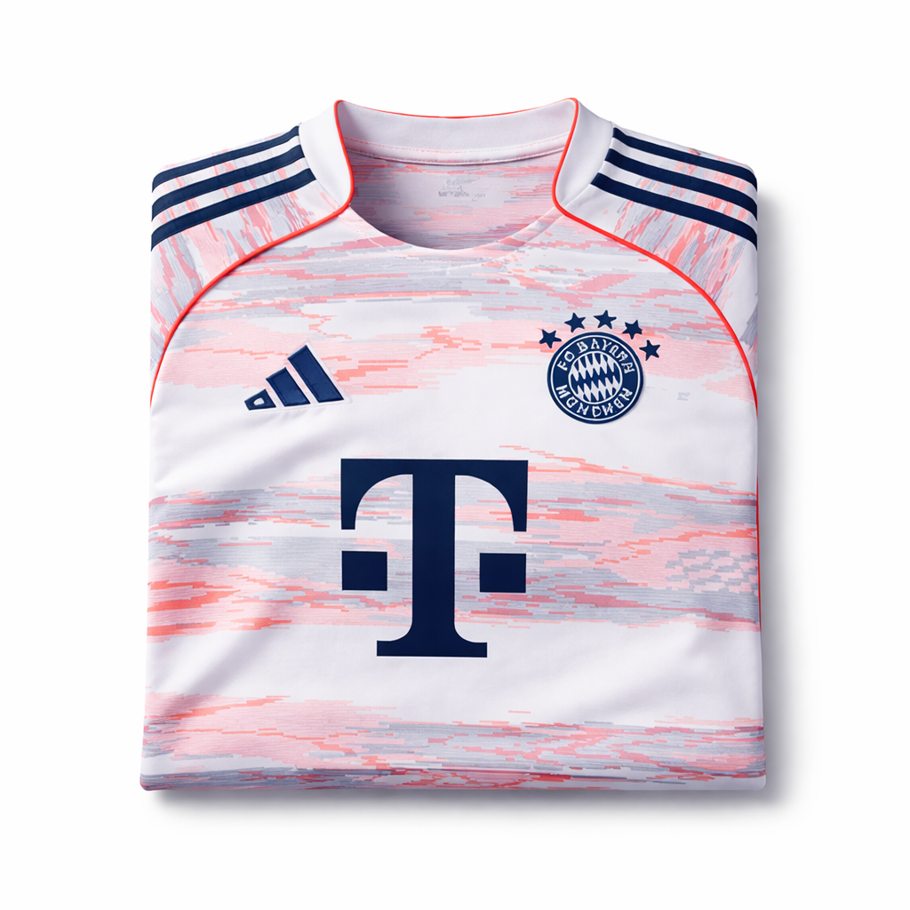 FC Bayern 25/26 Away Jersey – “Arctic Pulse” Edition