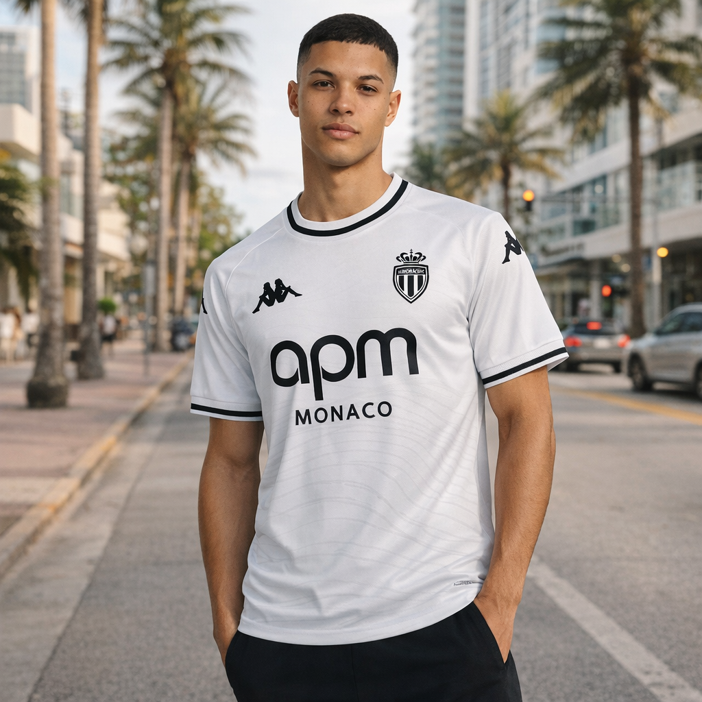 AS Monaco 25/26 Away Jersey – "Alpine Wave" Edition