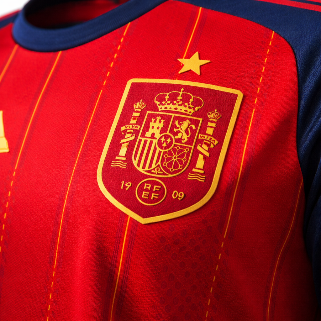 Spain adidas World Cup 2026 Home long-sleeve