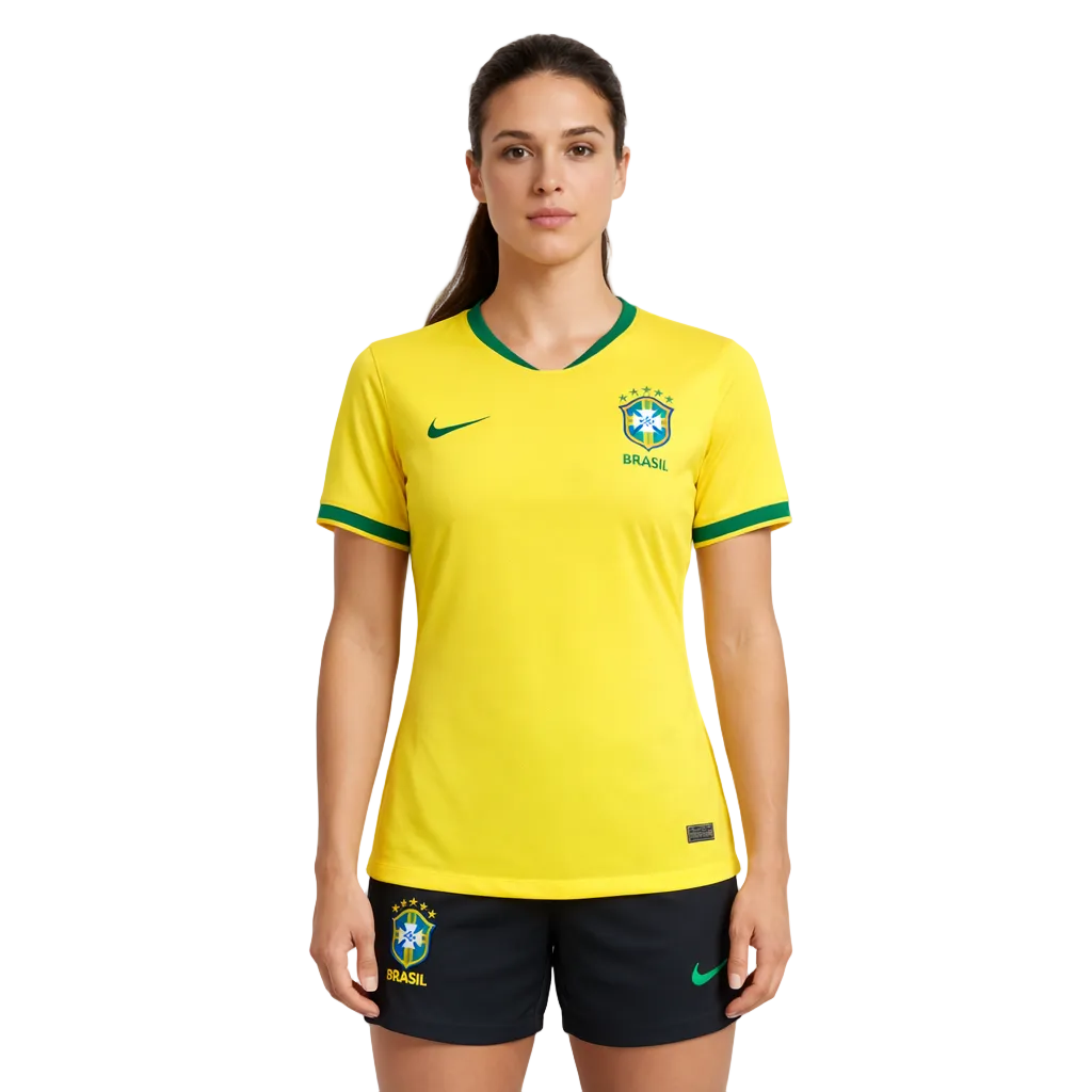 Brazil 2026 World Cup Women's Home Fan Jersey