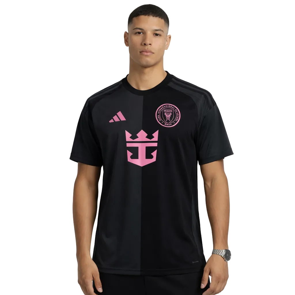 Inter Miami CF 2025/26 Away Jersey - "Night Heron" Black & Pink Edition