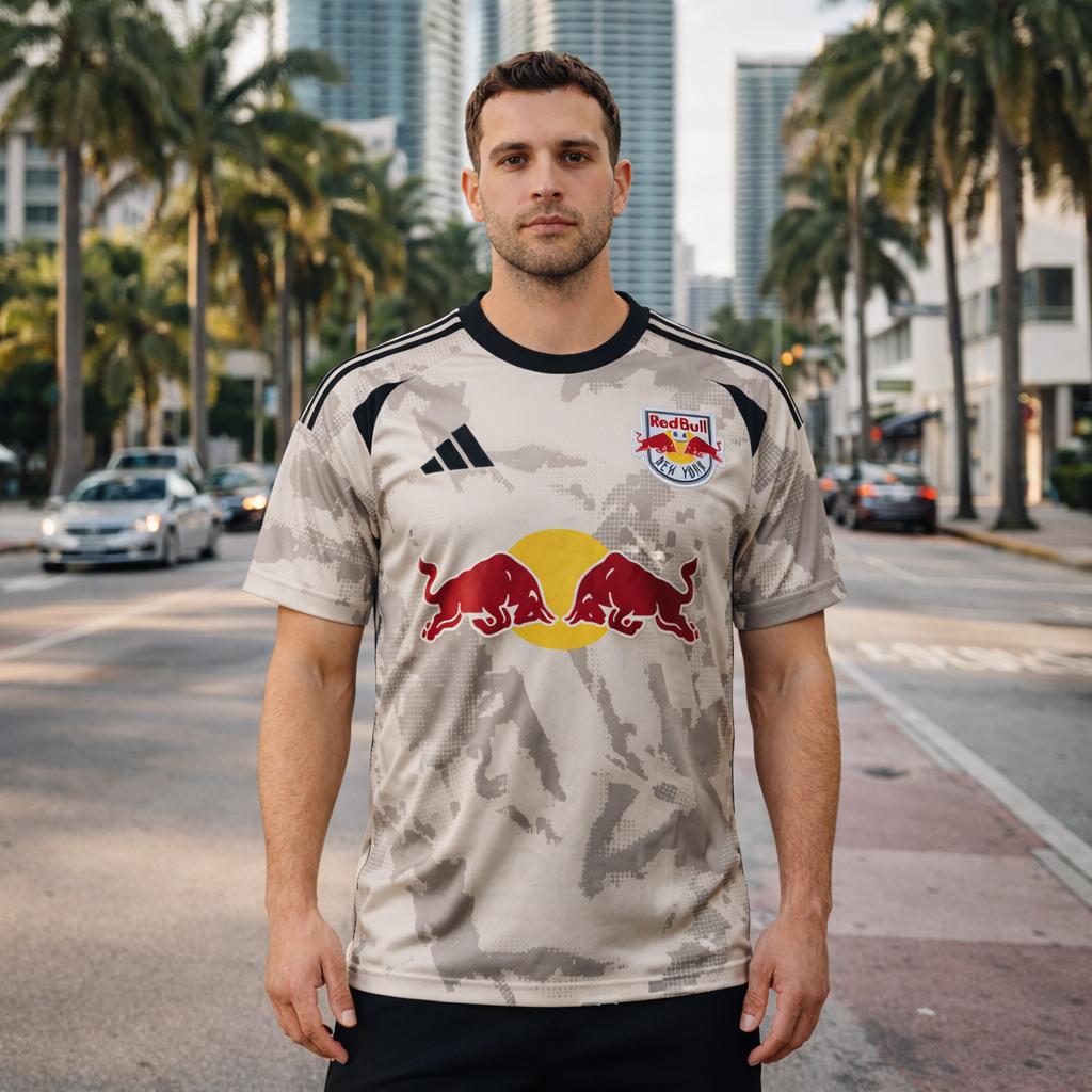 New York Red Bulls 2025/26 Away Jersey - Concrete Jungle Edition