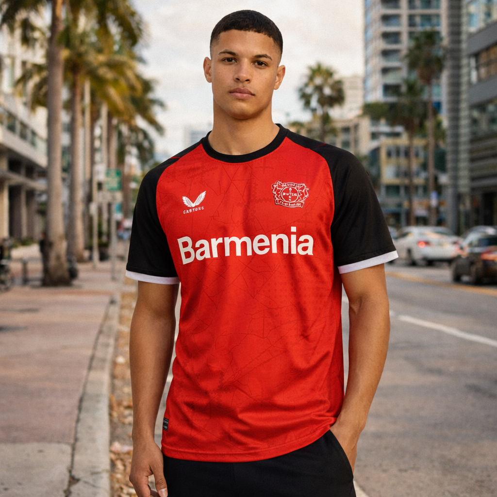 Bayer Leverkusen 24/25 Home Jersey – "Crossfire" Edition