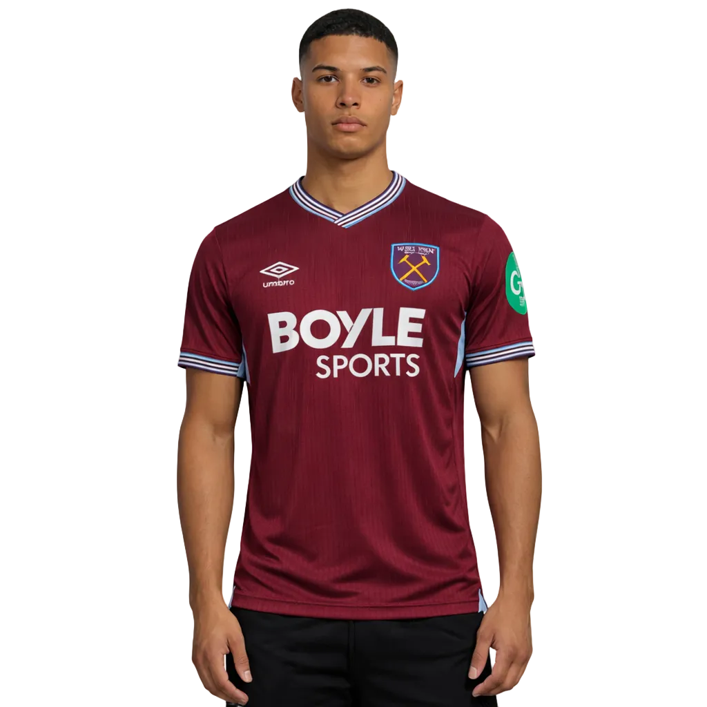 West Ham United Umbro 2025/26 Home Jersey – Claret