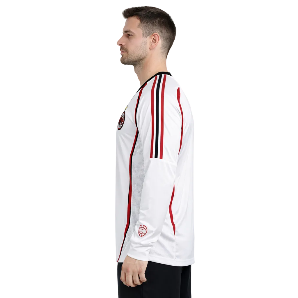 AC Milan 2006/07 Away Long Sleeve Retro Jersey