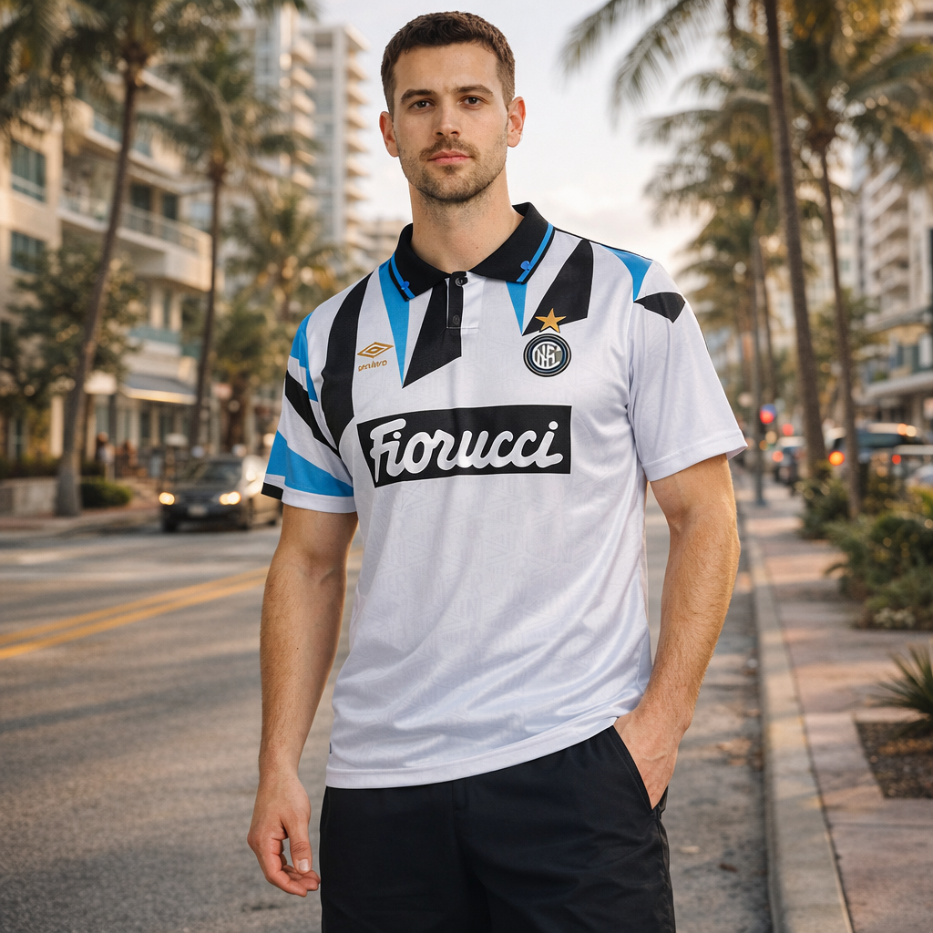Inter Milan 1992/93 Away Retro Jersey – Nerazzurri Heritage Edition