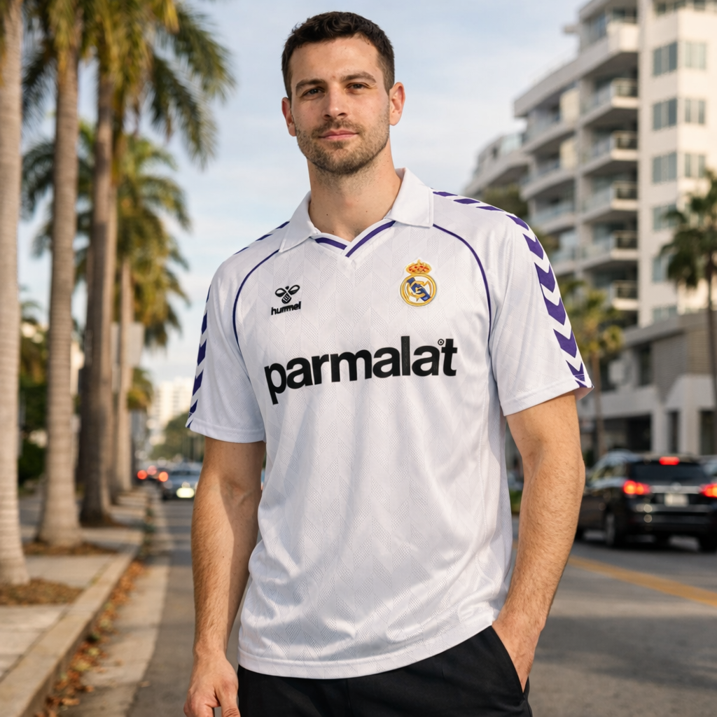 Real Madrid 1988/89 Home Retro Jersey – Champions Legacy Edition