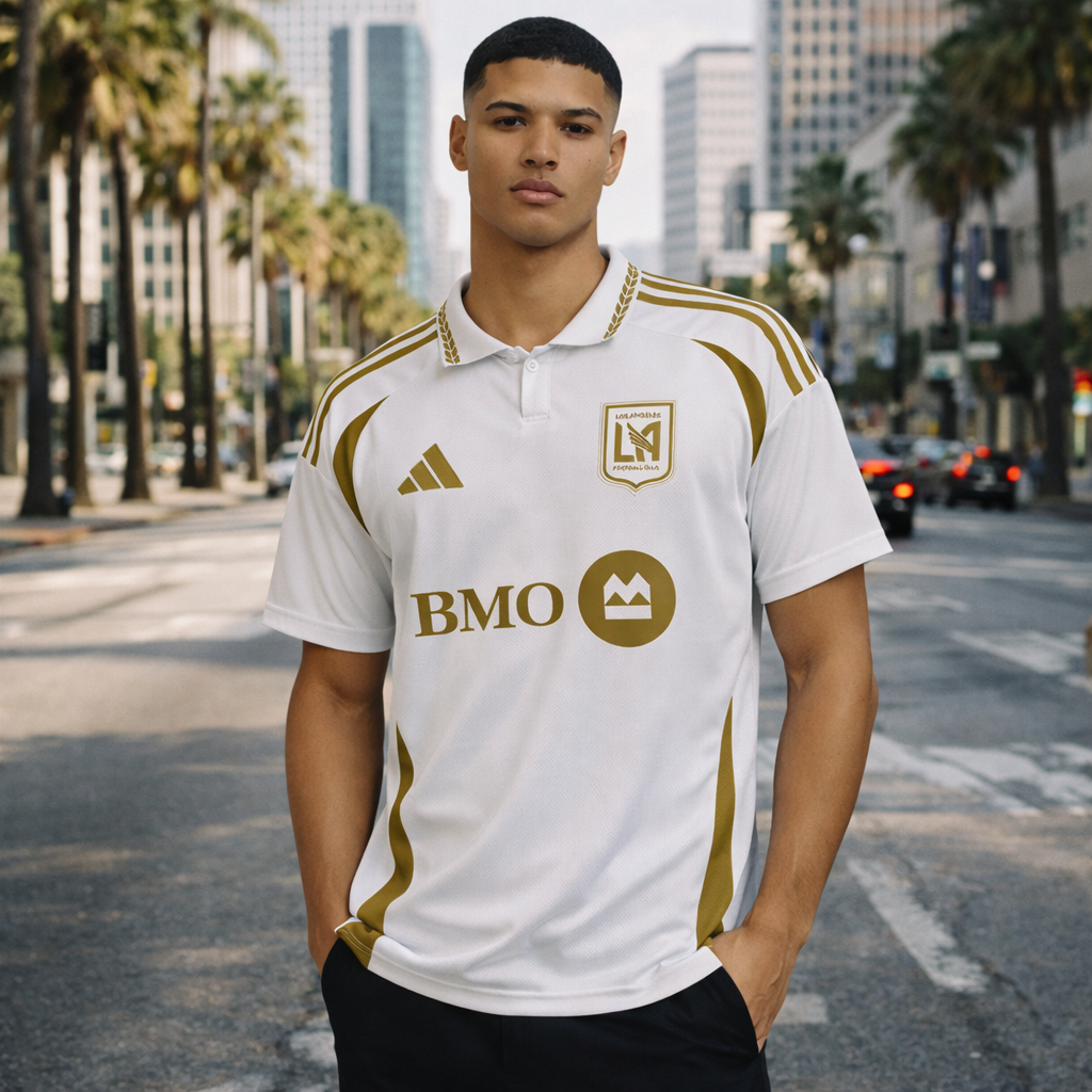 LA Galaxy 2025/26 Home Fan Jersey - Angel City Gold Edition