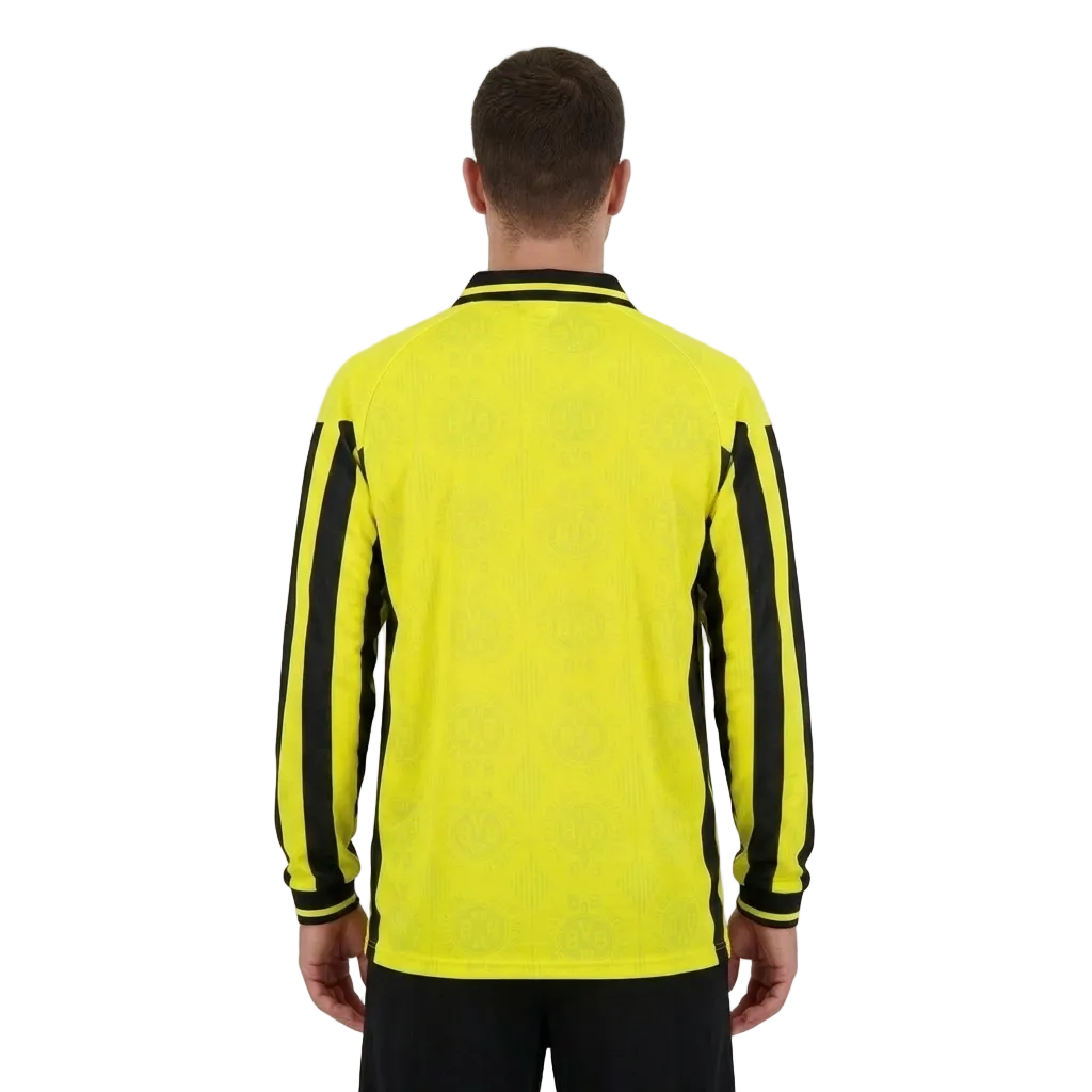 Dortmund 1996/97 Home Long Sleeve Retro Jersey – Champions Edition