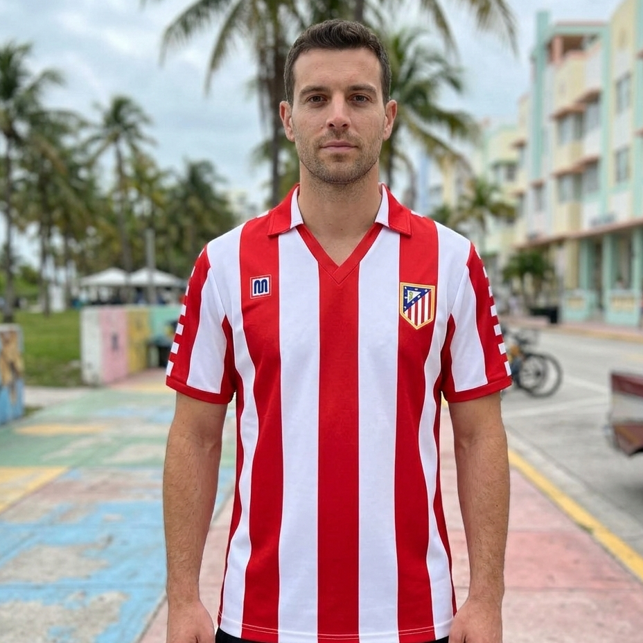 Atletico Madrid 1982/83 Home Retro Jersey – Classic Edition