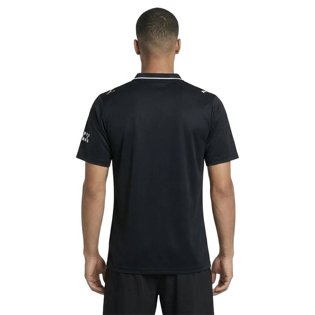 Manchester City 25/26 Away Edition – Black & Silver Polo Jersey