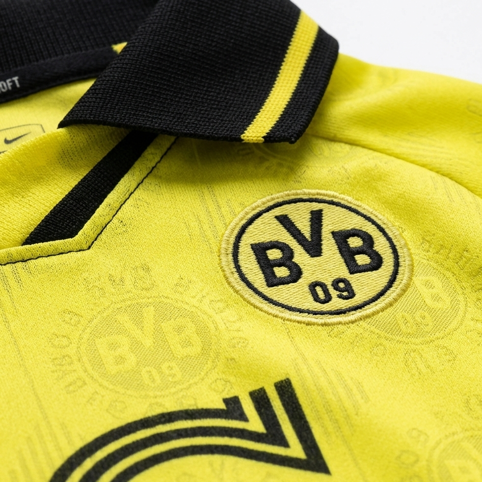 Dortmund 1996/97 Home Long Sleeve Retro Jersey – Champions Edition