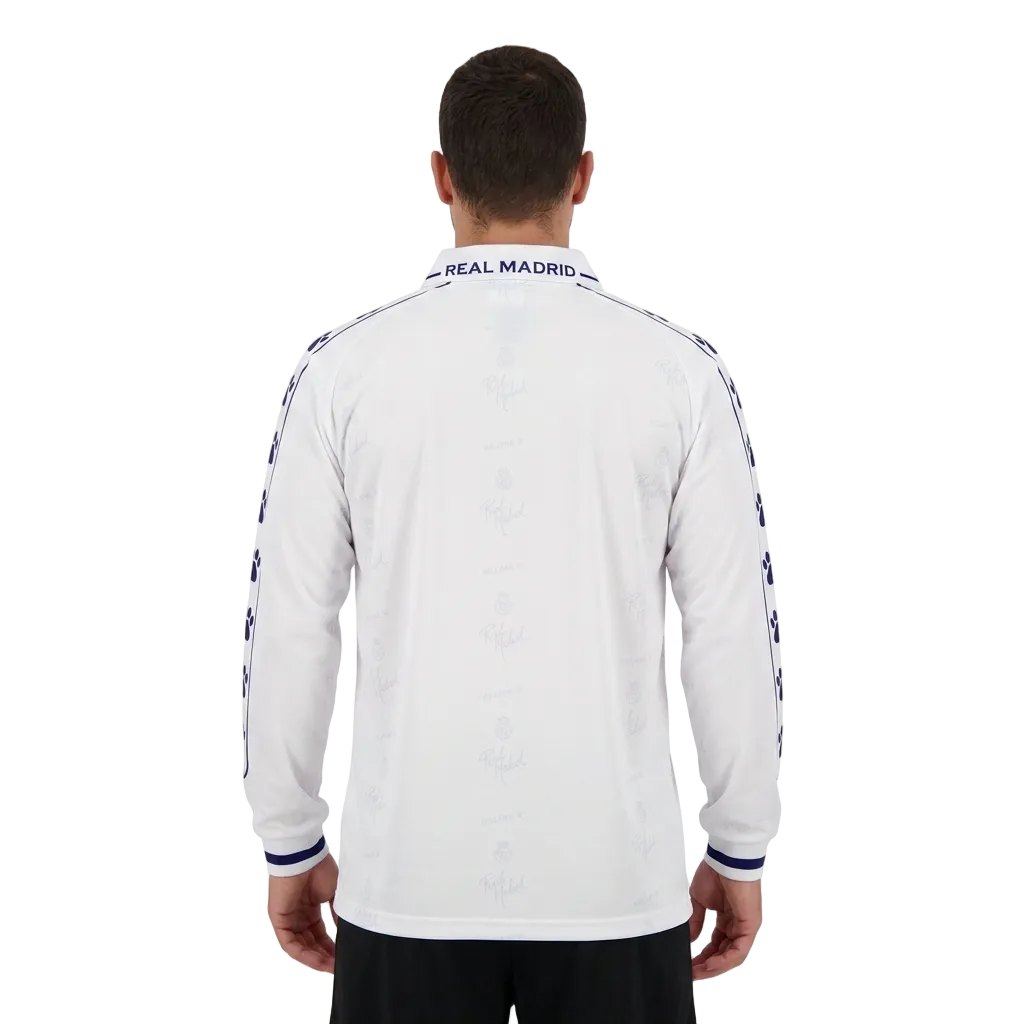 Real Madrid 1994/96 Home Long Sleeve Retro Jersey – Galáctico Legacy Edition
