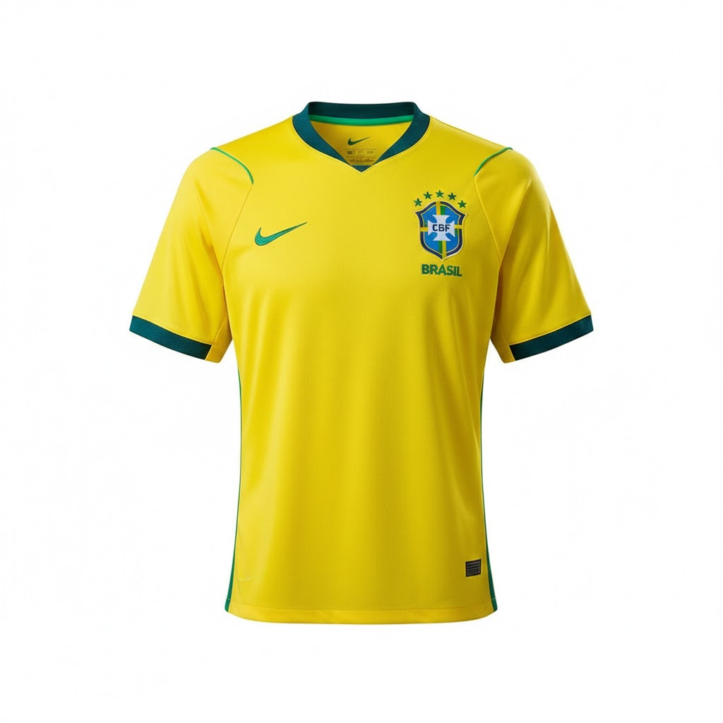 Brazil National Team 2026 World Cup Home Fan Jersey - 5-Star Edition