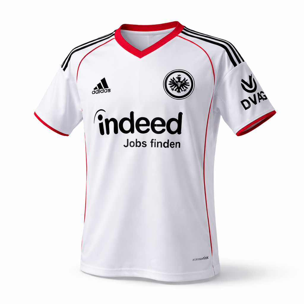 Eintracht Frankfurt 25/26 Away Jersey – "White Eagle" Edition