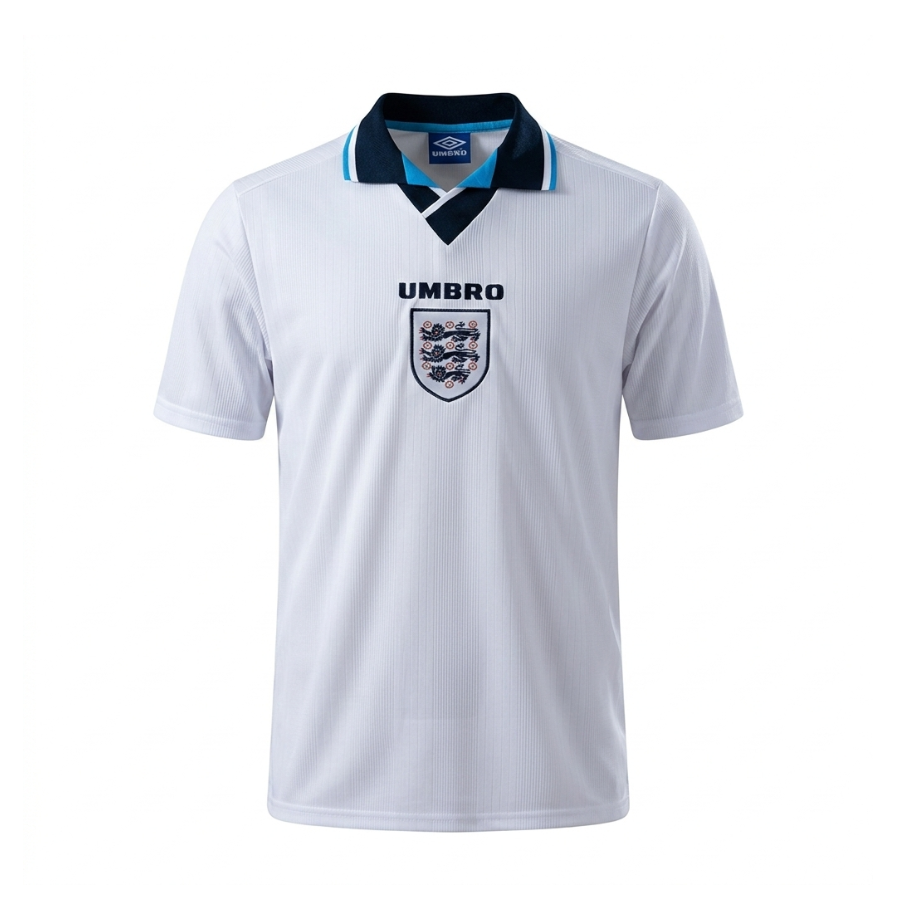 England National Team 1996 Home Retro Jersey – Three Lions Heritage Edition