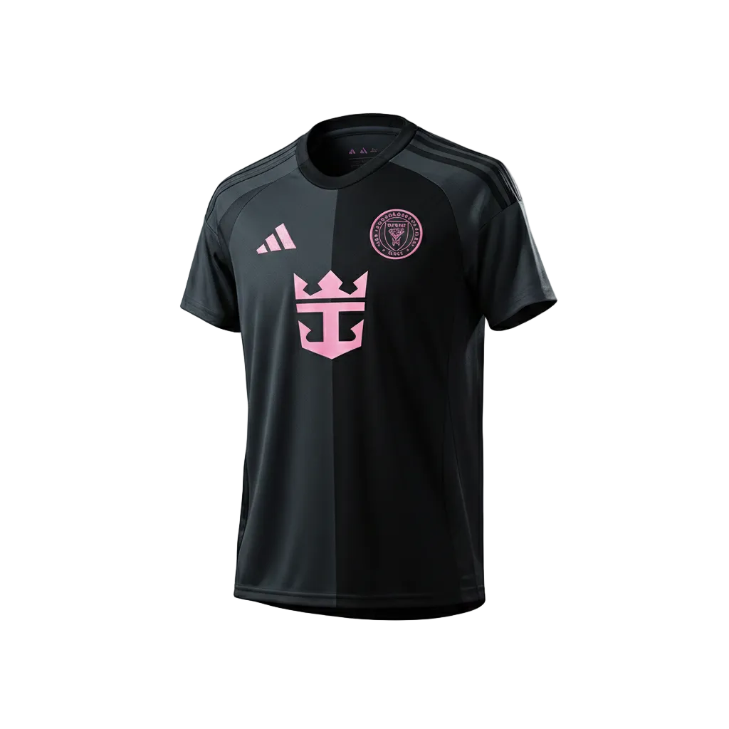 Inter Miami CF Official 2025/26 Away Jersey - "Night Heron" Black & Pink Edition