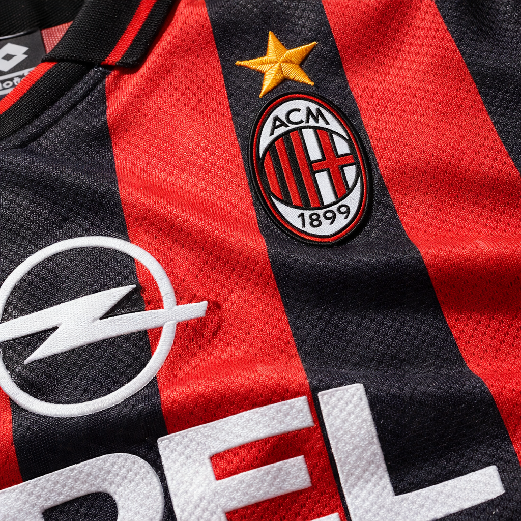 AC Milan 1995/96 Home Retro Jersey – Rossoneri Dominance Edition