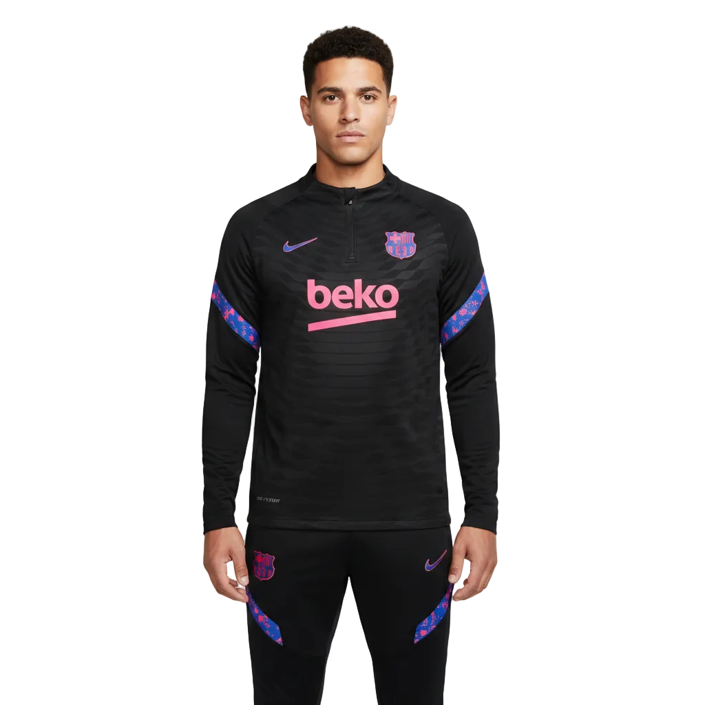 FC Barcelona Official 2025/26 Strike Training Tracksuit - "Neon Strike" Edition