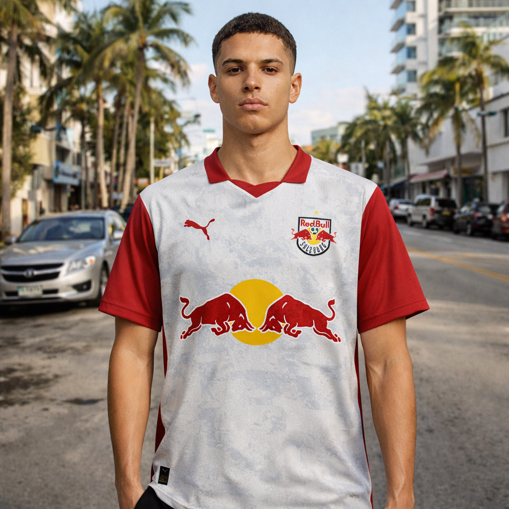 Red Bull Salzburg 25/26 Home Jersey – "Alpine Frost" Edition