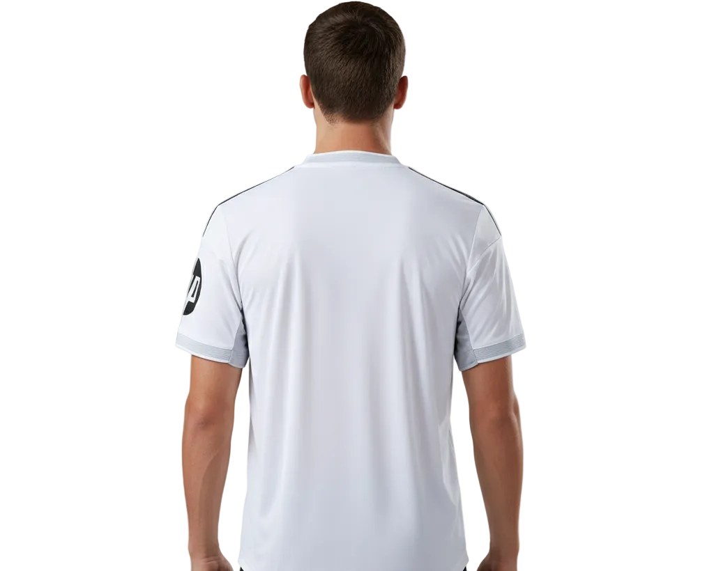 Real Madrid CF Official 2025/26 Home Fan Jersey - White & Gold Edition