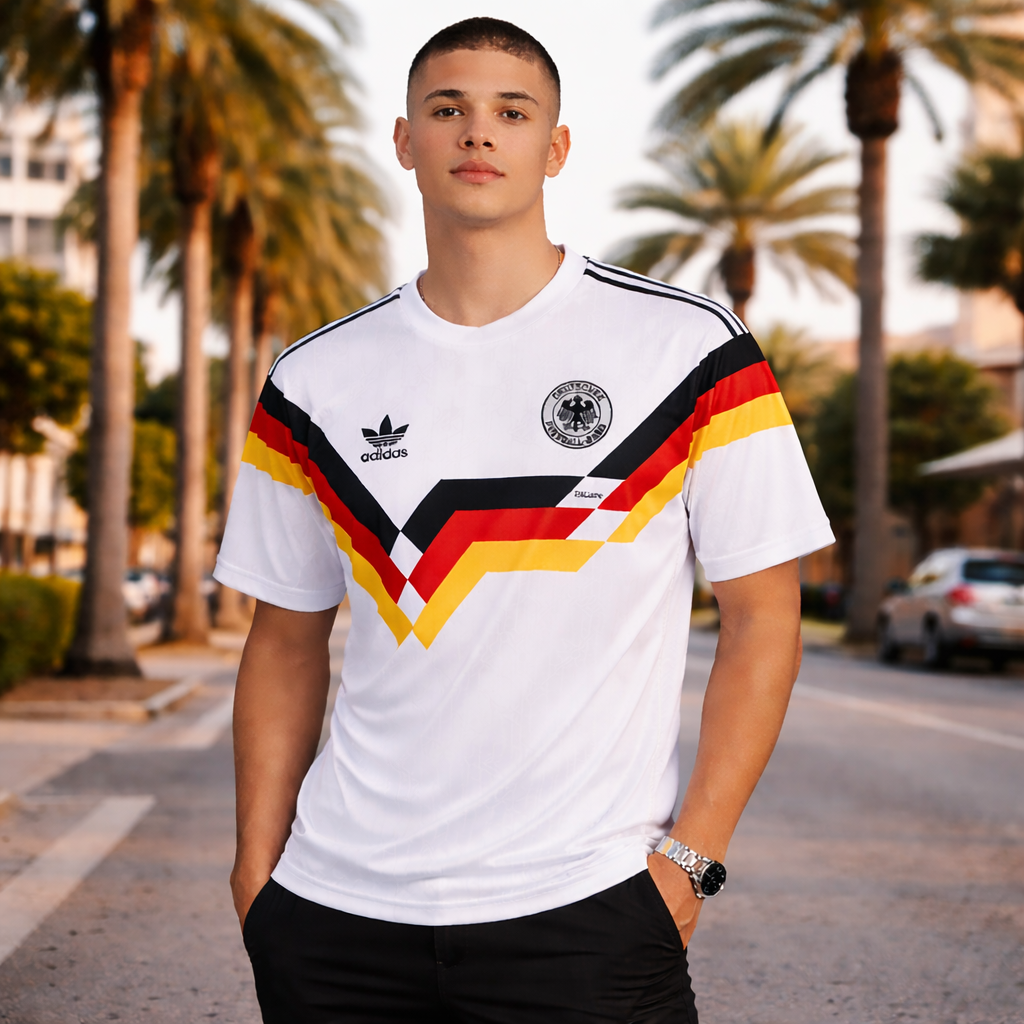 Germany 1990 Home Retro Jersey