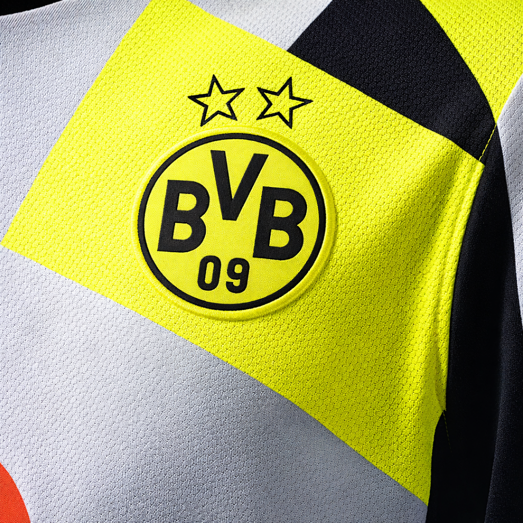 Borussia Dortmund 25/26 Away Jersey – "Voltage Prism" Edition