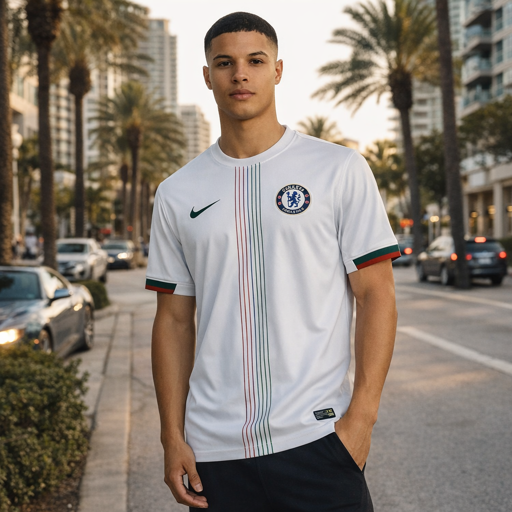 Chelsea 25/26 Away Edition – "Ivory Strike" Lifestyle Jersey