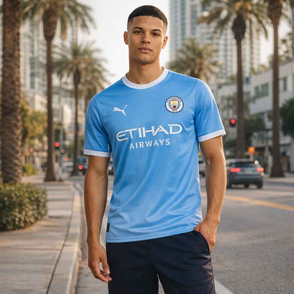 Manchester City 26/27 Home Jersey – Sky Blue Edition