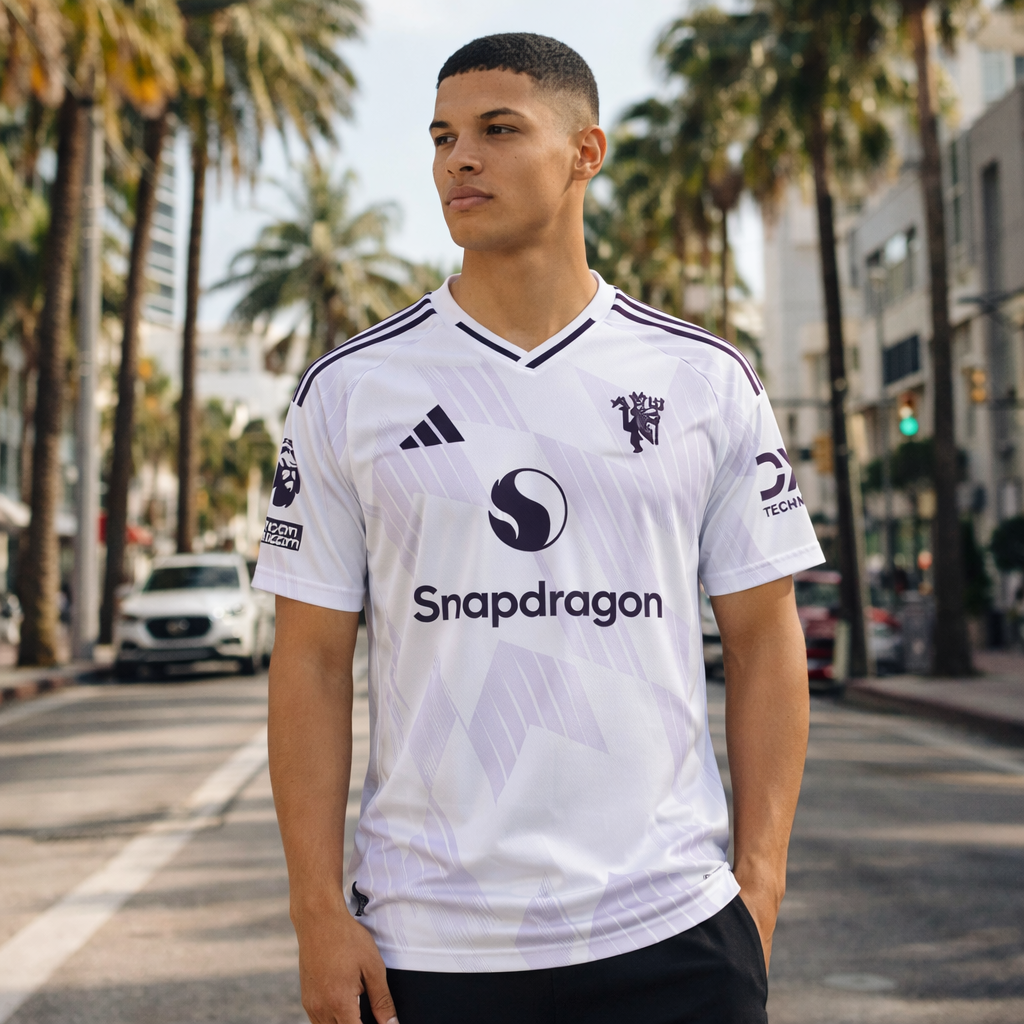 Manchester United 25/26 Away Edition - Snapdragon White Jersey