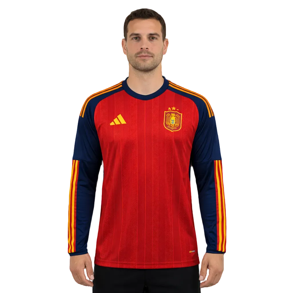 Spain adidas World Cup 2026 Home long-sleeve