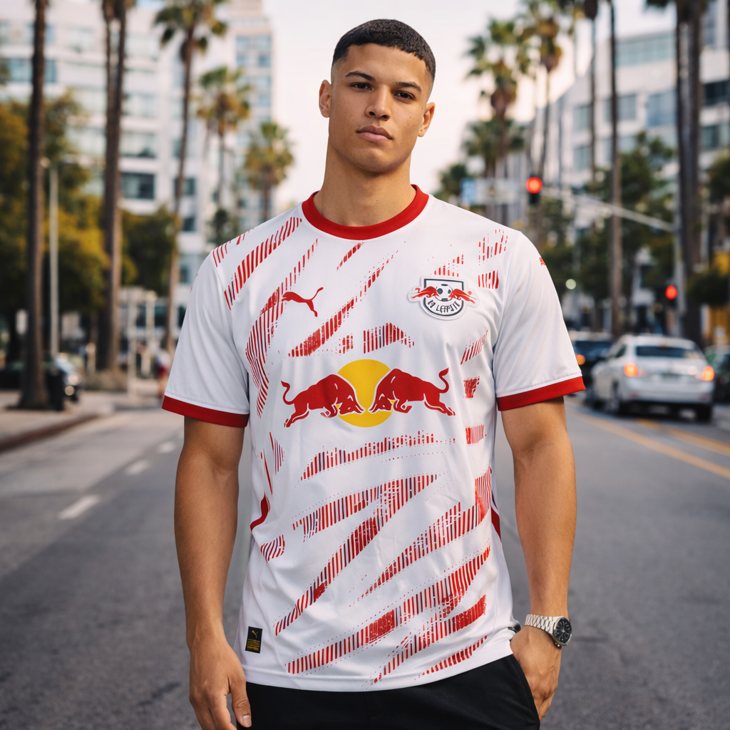 RB Leipzig 24/25 Home Jersey – "Red Velocity" Edition