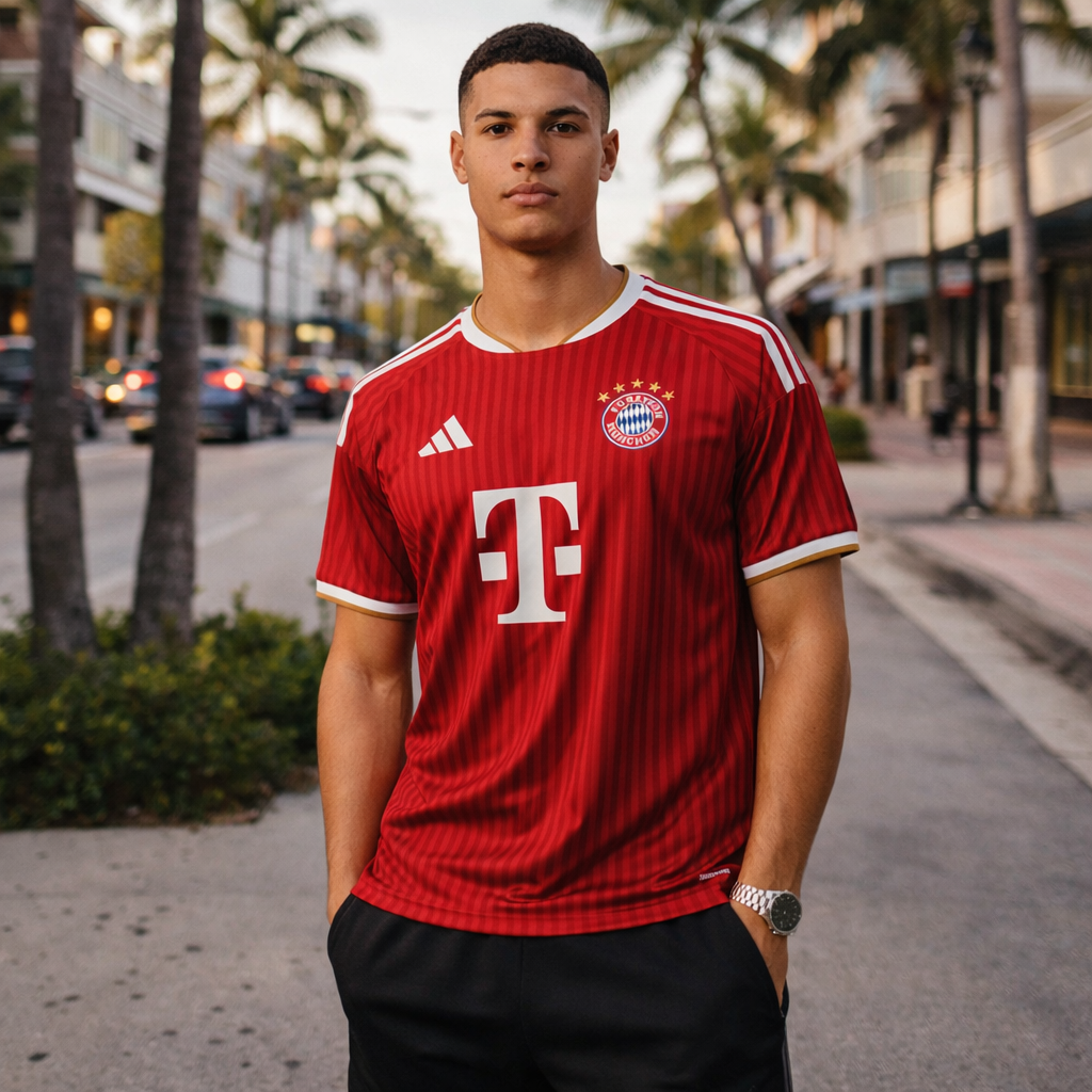 FC Bayern 26/27 Home Jersey – "Red Peak" Edition