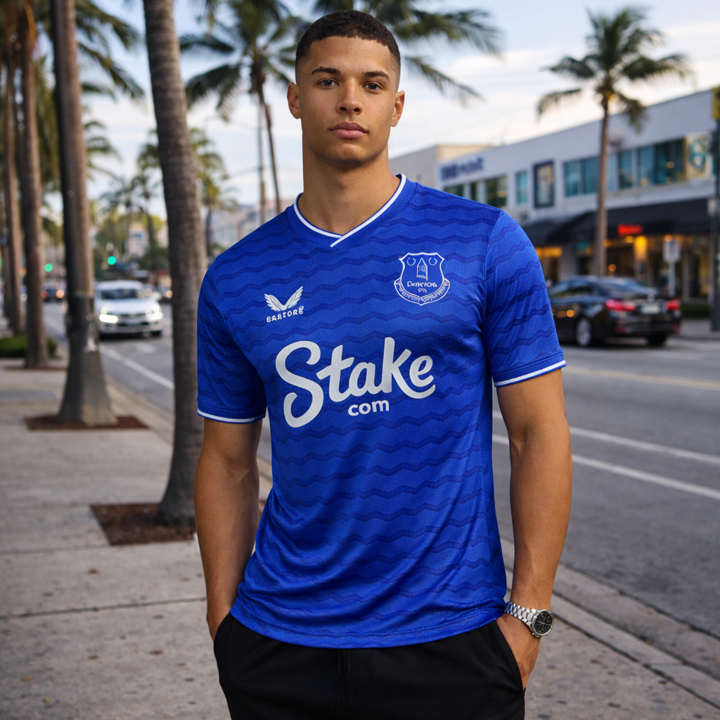 Everton 25/26 Home Jersey - Waterfront Edition