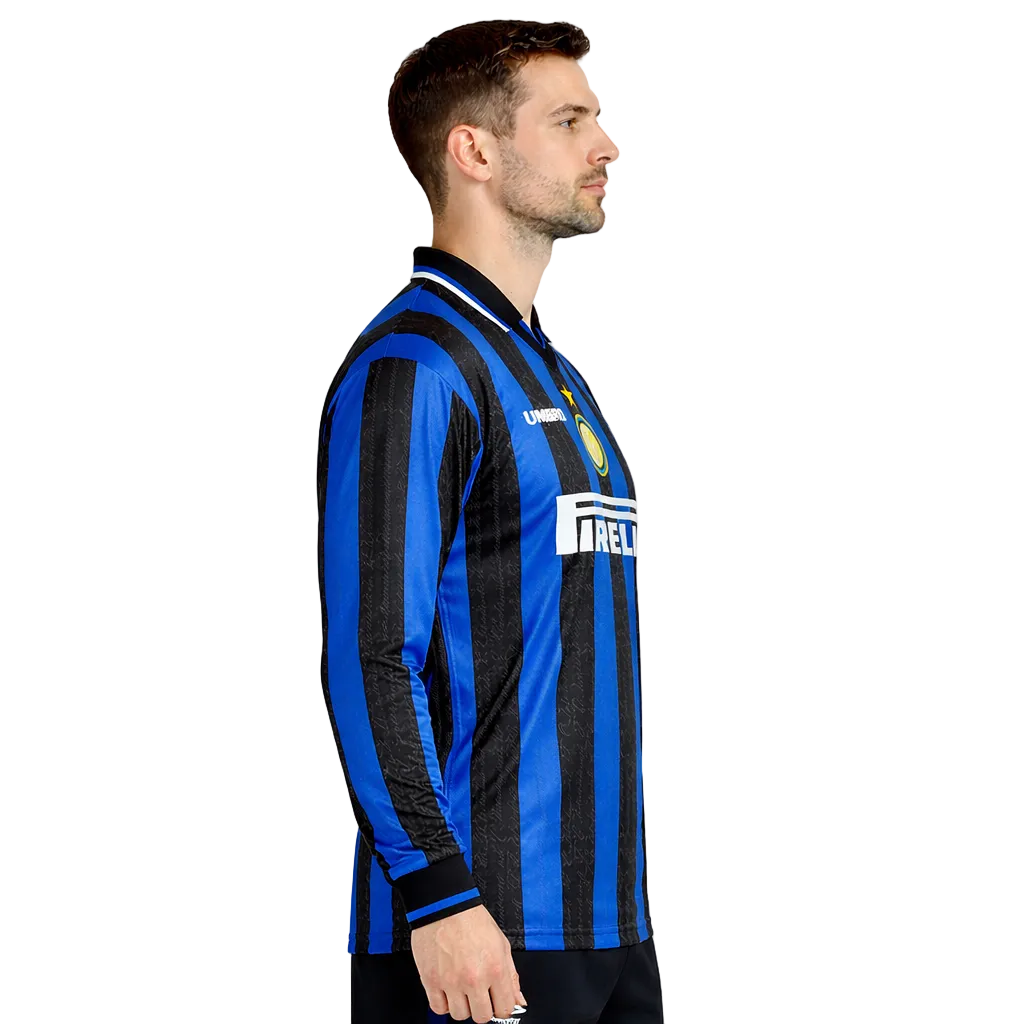 Inter Milan 1997/98 Home Long Sleeve Retro Jersey - Golden Era Edition