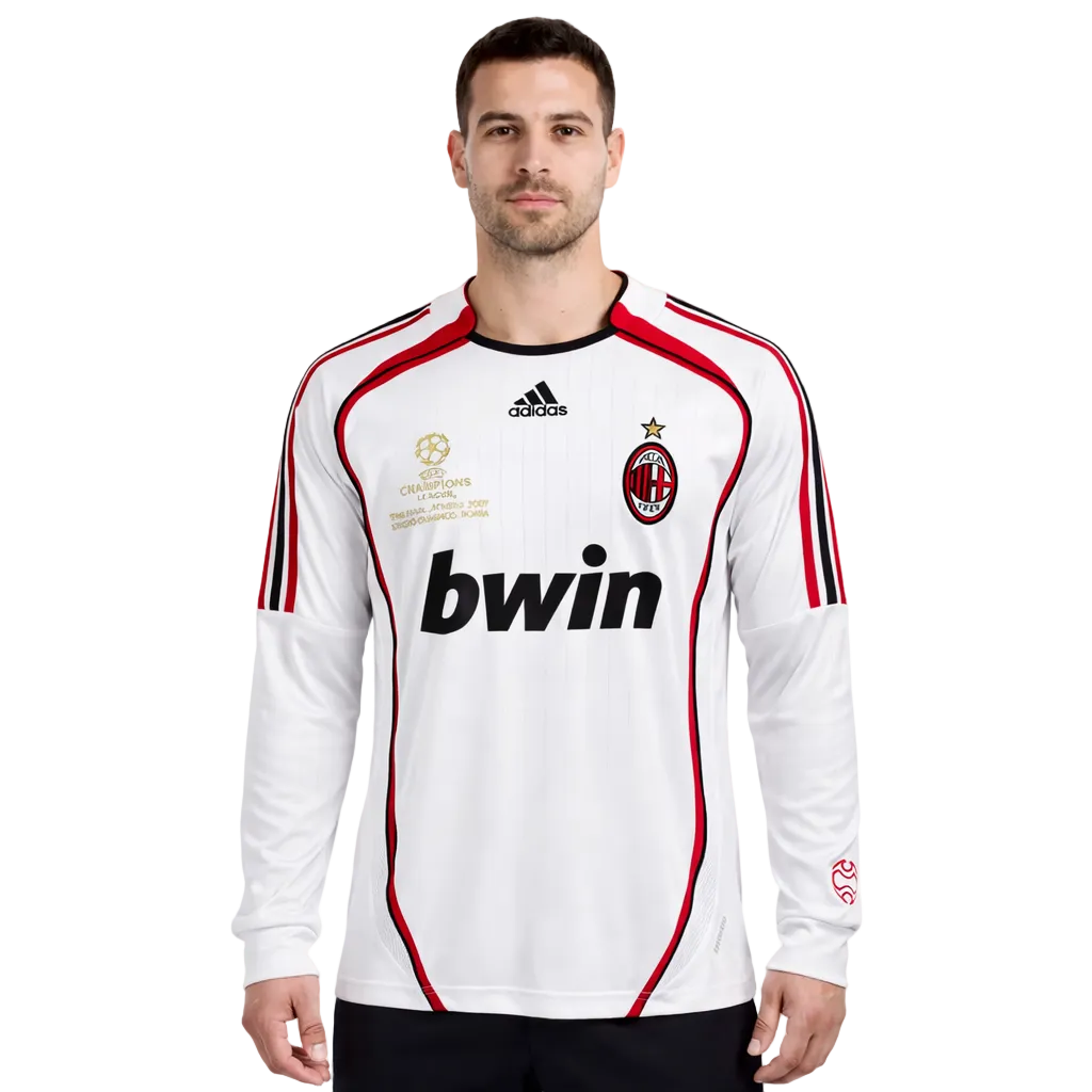 AC Milan 2006/07 Away Long Sleeve Retro Jersey