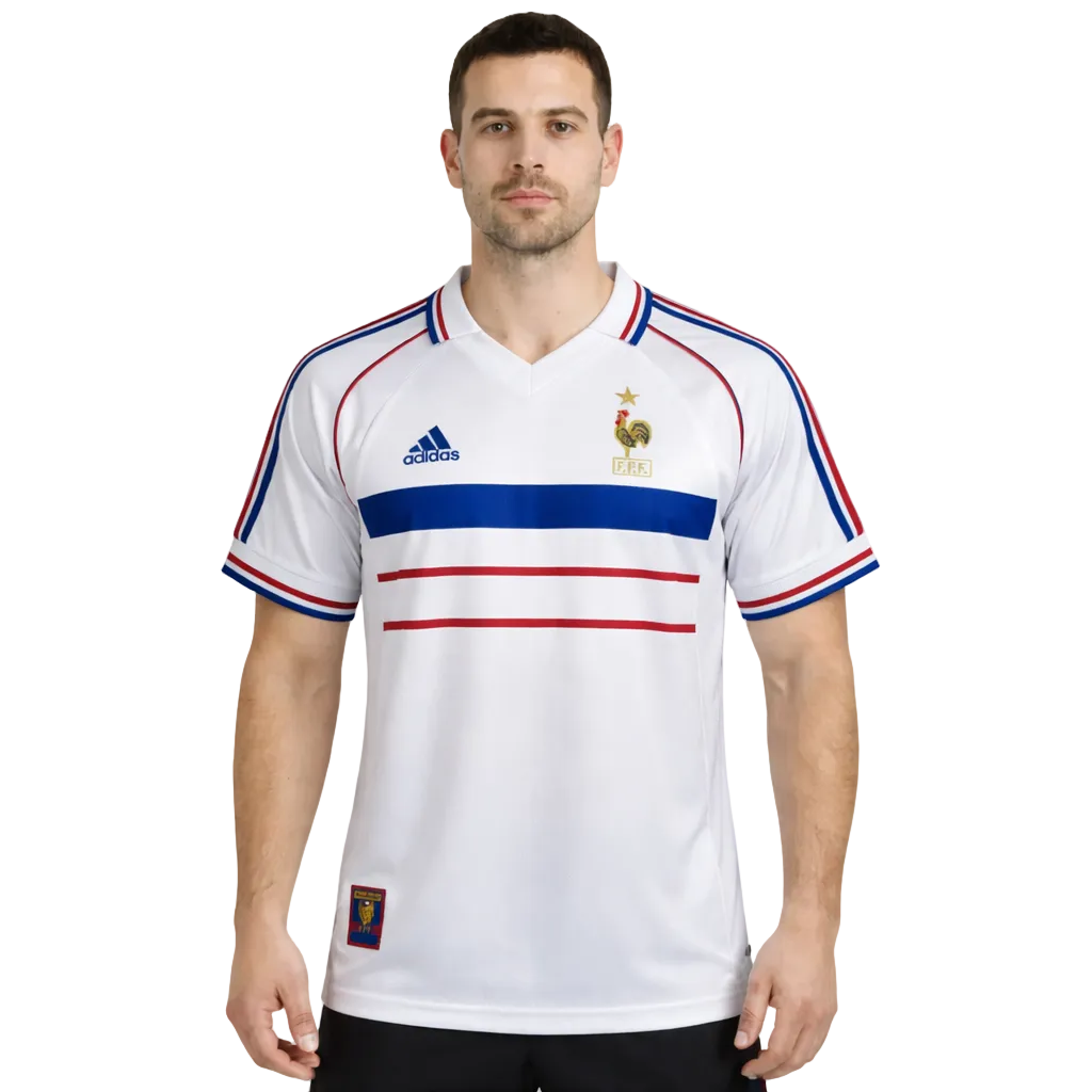 France 1998 Away Retro Jersey – Les Bleus Triumph Edition