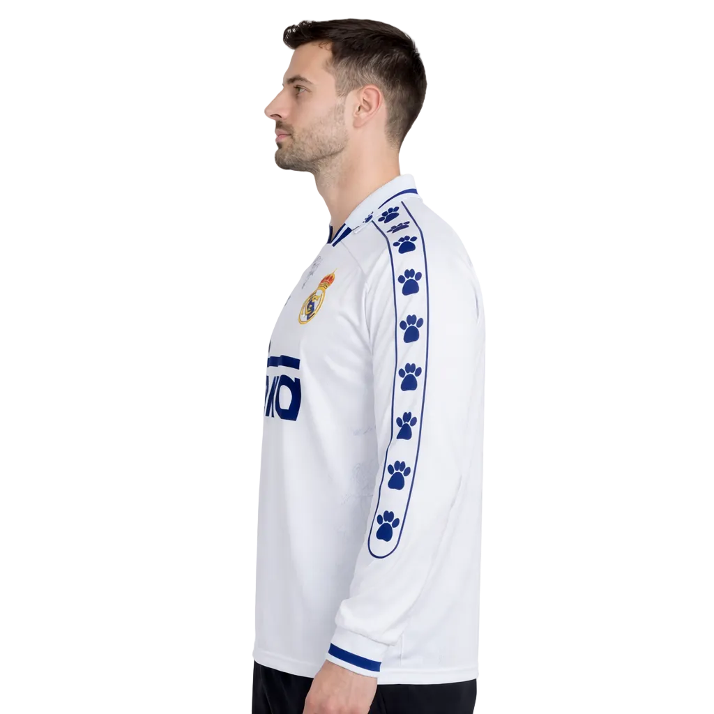 Real Madrid 1994/96 Home Long Sleeve Retro Jersey – Galáctico Legacy Edition