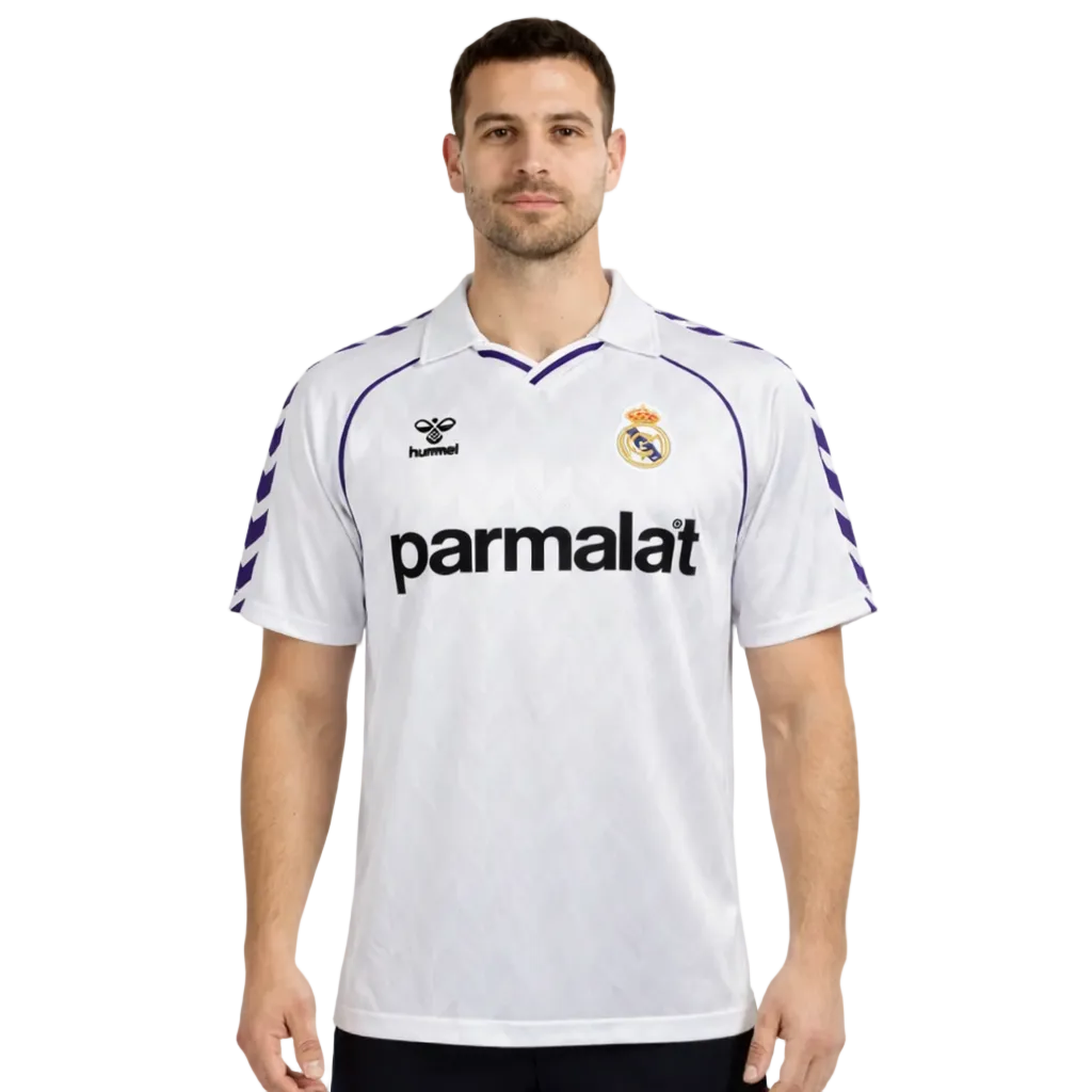 Real Madrid 1988/89 Home Retro Jersey – Champions Legacy Edition