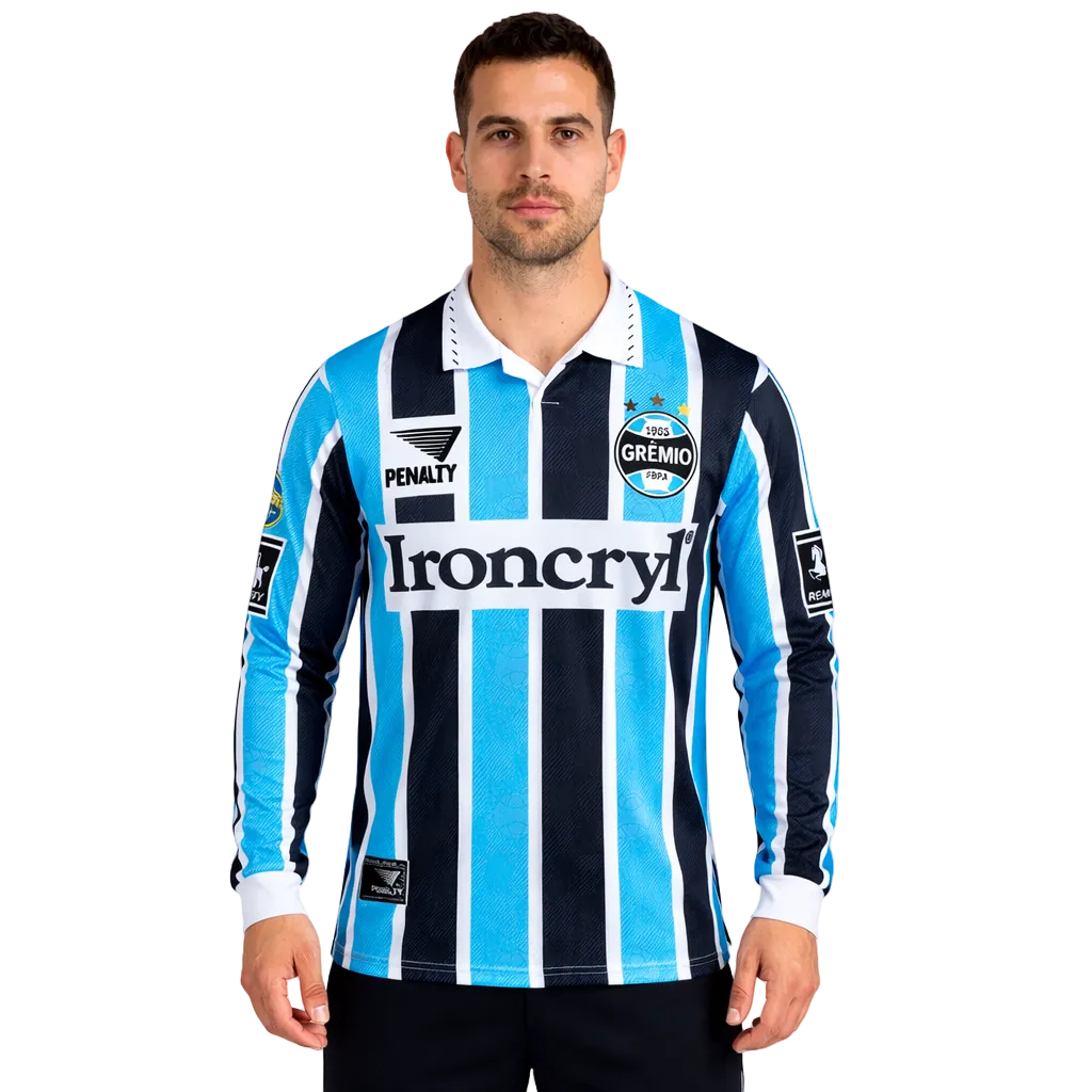 Grêmio 1997/98 Home Long Sleeve Retro Jersey – Tricolor Legacy Edition