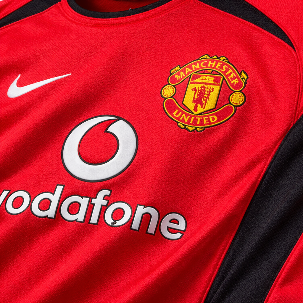 Manchester United 2002/04 Home Long Sleeve Retro Jersey – Glory Edition