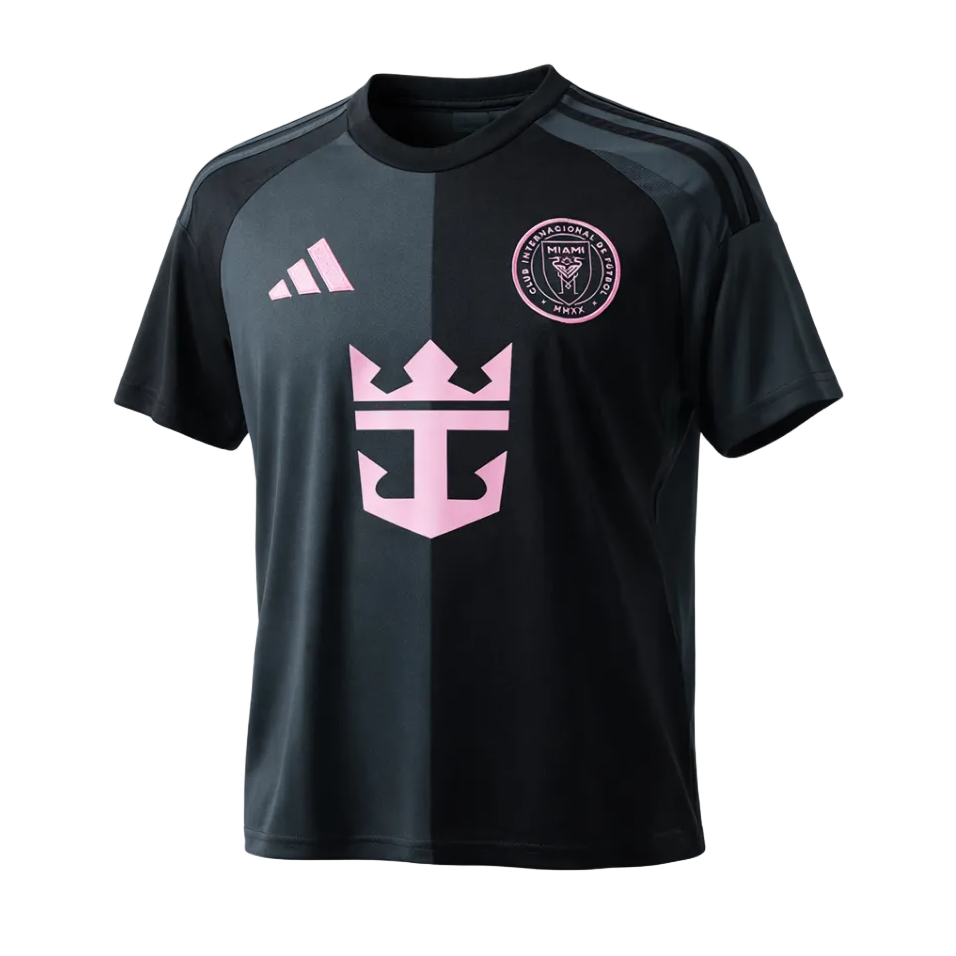 Inter Miami CF 2025/26 Away Jersey - "Night Heron" Black & Pink Edition