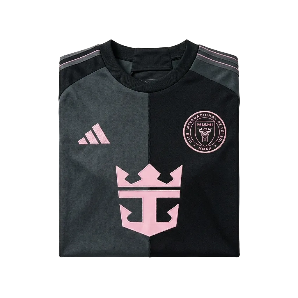 Inter Miami CF 2025/26 Away Jersey - "Night Heron" Black & Pink Edition