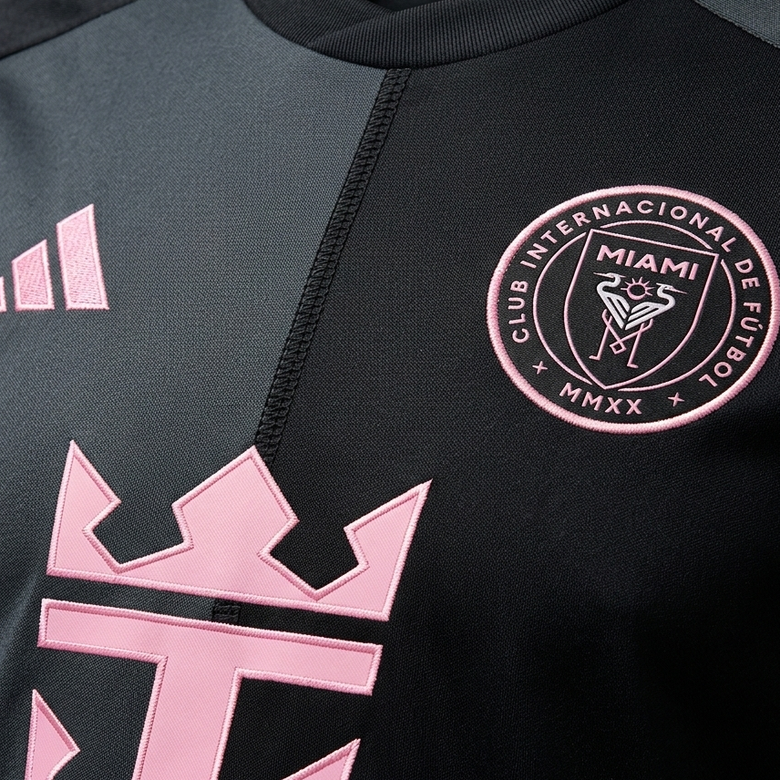 Inter Miami CF 2025/26 Away Jersey - "Night Heron" Black & Pink Edition