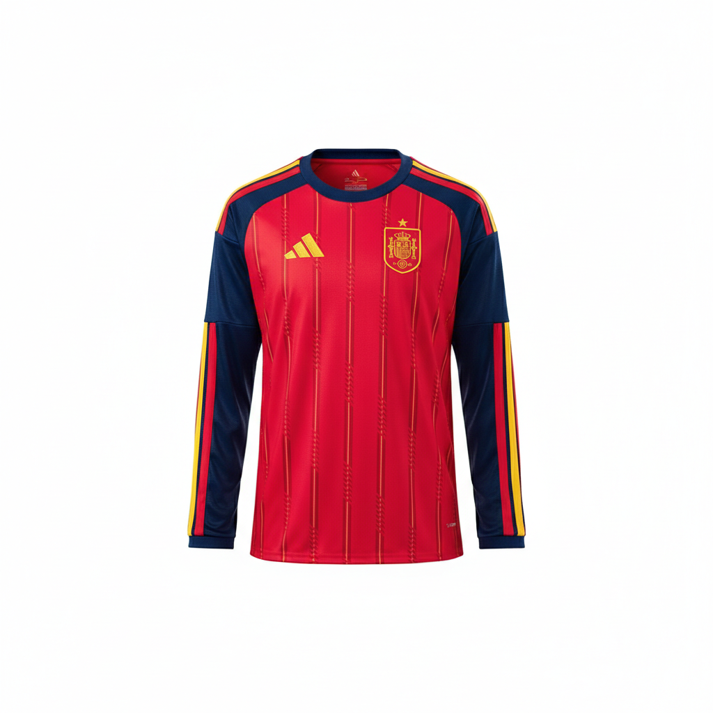 Spain National Team adidas FIFA x World Cup 2026 Home On Field Jersey long-sleeved
