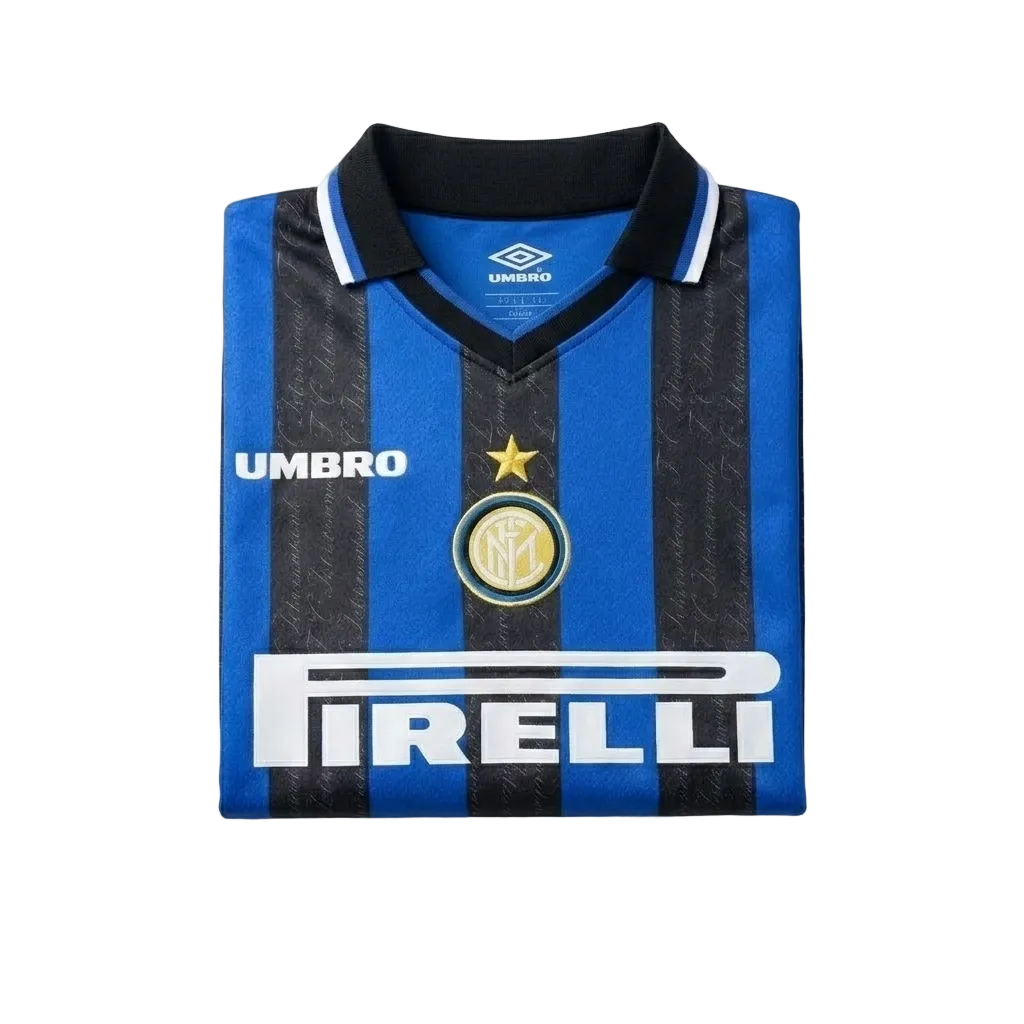 Inter Milan 1997/98 Home Long Sleeve Retro Jersey - Golden Era Edition