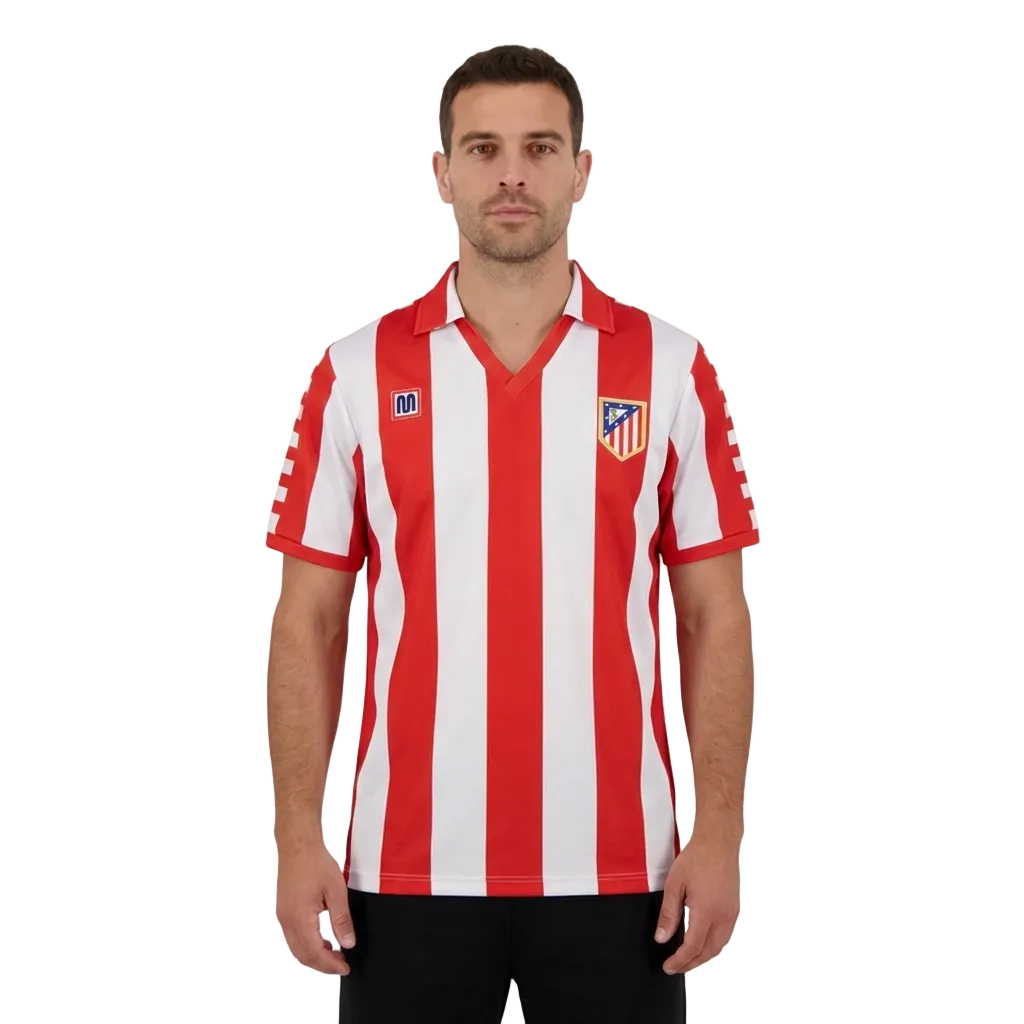 Atletico Madrid 1982/83 Home Retro Jersey – Classic Edition