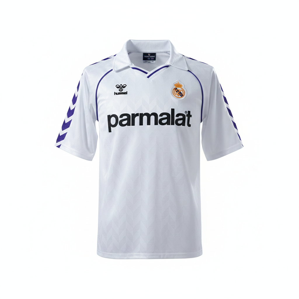 Real Madrid 1988/89 Home Retro Jersey – Champions Legacy Edition
