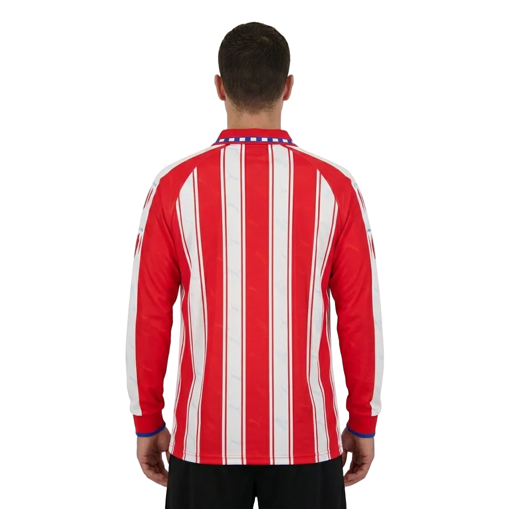 Atletico Madrid 1994/95 Home Long Sleeve Retro Jersey - 90s Glory Edition